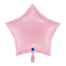 1 Balloon - Star - Pastel Pink