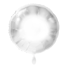 1 Balloon - Rund - Weiß