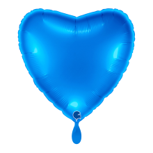 1 Balloon XL - Heart - Blue