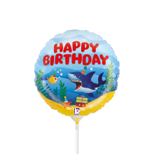 10 Miniballoons Airfilled - Birthday Ocean Party (Unverpackt)
