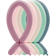 100 Modelling Balloons - 5x152cm - Dusk Assortment