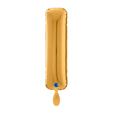 1 Balloon XL - Letter I - Gold