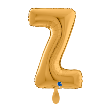 1 Balloon XL - Letter Z - Gold