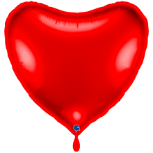 1 Balloon XXL - Heart - Red