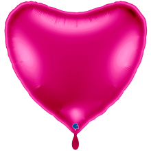 1 Balloon XXL - Heart - Magenta