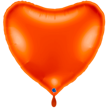 1 Balloon XXL - Heart - Orange