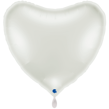 1 Balloon XXL - Heart - White