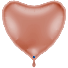 1 Balloon XXL - Heart - Rose Gold