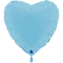 1 Balloon XXL - Heart - Matte Blue