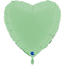 1 Balloon XXL - Heart - Matte Green