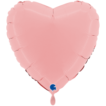 1 Balloon XXL - Heart - Matte Pink