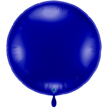 1 Balloon XXL - Round - Blue Capri