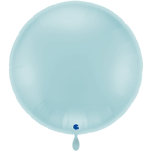 1 Balloon XXL - Round - Pastel Blue