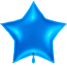 1 Balloon XXL - Star - Blue