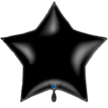 1 Balloon XXL - Star - Black