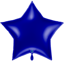 1 Balloon XXL - Star - Blue Capri