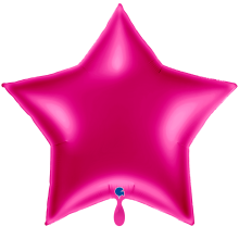 1 Balloon XXL - Star - Magenta