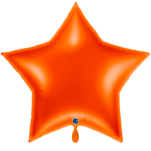1 Balloon XXL - Star - Orange