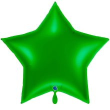 1 Balloon XXL - Star - Green