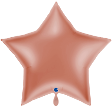 1 Balloon XXL - Star - Rose Gold