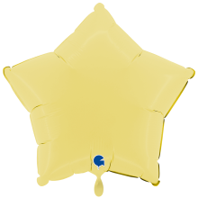 1 Balloon XXL - Star - Matte Yellow