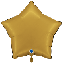 1 Balloon XXL - Star - Satin Gold