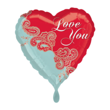 1 Ballon - Paisley Love - Ø 45cm