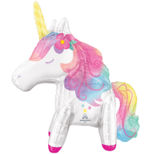 1 Sitting Balloon - Multi Balloon Enchanted Unicorn