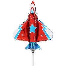 10 Miniballoons Airfilled - S-105 Starfighter (Unverpackt)