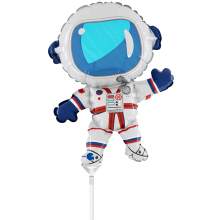 10 Miniballoons Airfilled - Astronaut (Unverpackt)