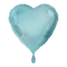 1 Balloon - Herz - Hellblau