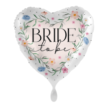 1 Balloon - Floral Bride To Be - ENG