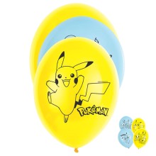 6 Motivballons - Ø 27,5cm - Pokémon