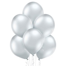Luftballon-Glossy-Silber