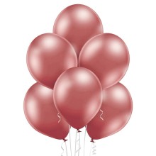 Luftballon-Glossy-Rose Gold