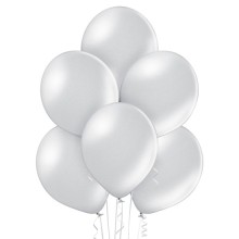 Luftballon-Metallic-Silber