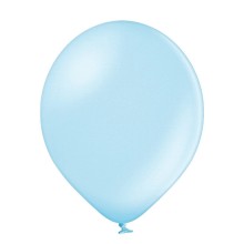Luftballon-Metallic-Hellblau-Einzeln