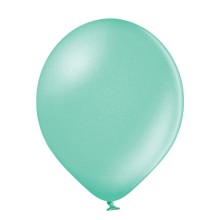 Luftballon-Metallic-Hellgrün-Einzeln