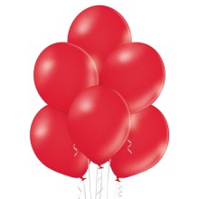 Luftballon-Metallic-Rot
