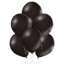 Luftballon-Metallic-Schwarz