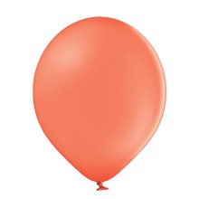 Luftballon-Pastell-Koralle-Einzeln