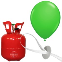 Helium-Set Luftballons (Standard) Ø 25 cm - Limonengrün - 15 Ballons