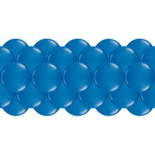 Luftballongirlanden-Set Blau ab 3 m