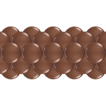 Luftballongirlanden-Set Braun ab 3 m