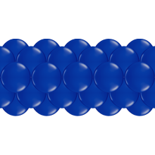 Luftballongirlanden-Set Dunkelblau ab 3 m