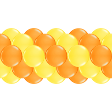 Luftballongirlanden-Set Gelb & Orange ab 3 m