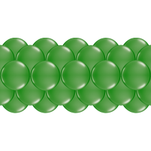 Luftballongirlanden-Set Grün ab 3 m