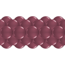 Luftballongirlanden-Set Pflaume ab 3 m