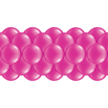 Luftballongirlanden-Set Pink ab 3 m