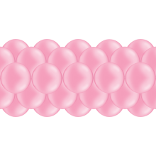 Luftballongirlanden-Set Rosa ab 3 m